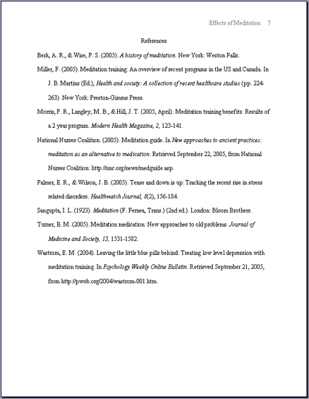 Apa Style Sample Papers 6th And 5th Edition